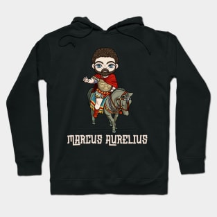 Meditations of a Philosopher-King: A Reverent Design Honoring the Stoic Wisdom of Emperor Marcus Aurelius Hoodie